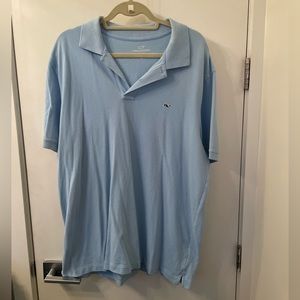 Vineyard Vines light blue men’s short sleeve polo size XL classic fit